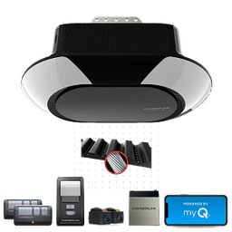 Corner to Corner Lighting™ LED Wi-Fi Ultra-Quiet Battery Backup Garage Door Opener