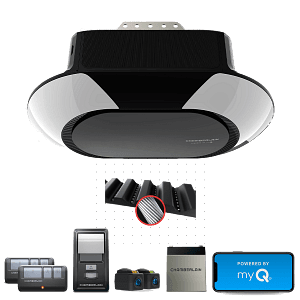 Corner to Corner Lighting™ LED Wi-Fi Ultra-Quiet Battery Backup Garage Door Opener