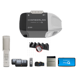 Ultra Quiet WiFi Garage Door Opener with Battery Backup