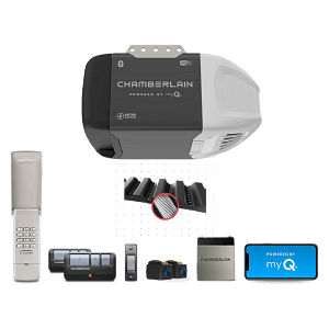 Ultra Quiet WiFi Garage Door Opener with Battery Backup