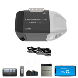 Chain Drive Wi-Fi Battery Backup Garage Door Opener