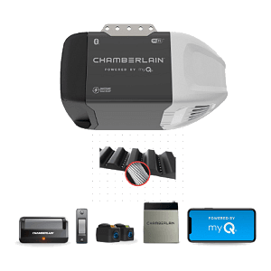 ULTRA-QUIET WI-FI GARAGE DOOR OPENER WITH BATTERY BACKUP