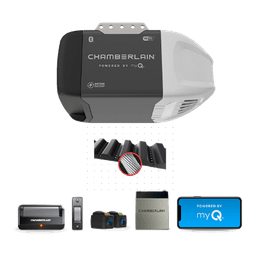 ULTRA-QUIET WI-FI GARAGE DOOR OPENER WITH BATTERY BACKUP