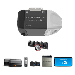 ULTRA-QUIET WI-FI GARAGE DOOR OPENER WITH BATTERY BACKUP