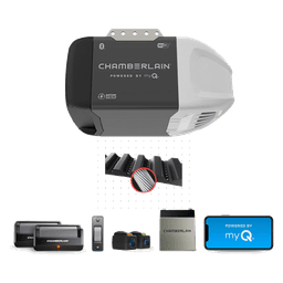ULTRA-QUIET WI-FI GARAGE DOOR OPENER WITH BATTERY BACKUP