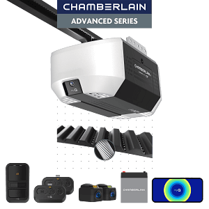 1 HP Belt Drive Opener with Battery Backup and myQ Connectivity