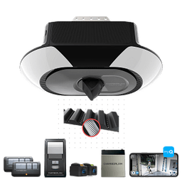 Secure View™ Camera LED Ultra-Quiet Battery Backup Garage Door Opener
